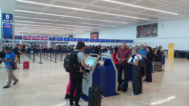 Aeropuerto de Cancún registra 519 operaciones aéreas programadas: EN VIVO