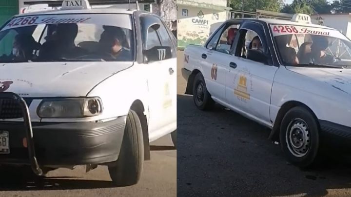 Detienen a un taxista de la ruta Izamal-Kantunil por abordar a siete pasajeros