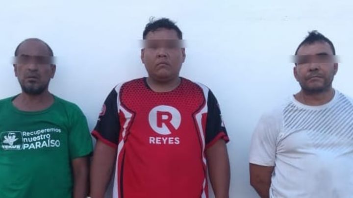 Detienen a cuatro hombres por robo en Cancún