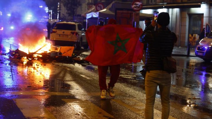 Detienen a 18 personas tras incidentes en Bélgica por triunfo de Marruecos