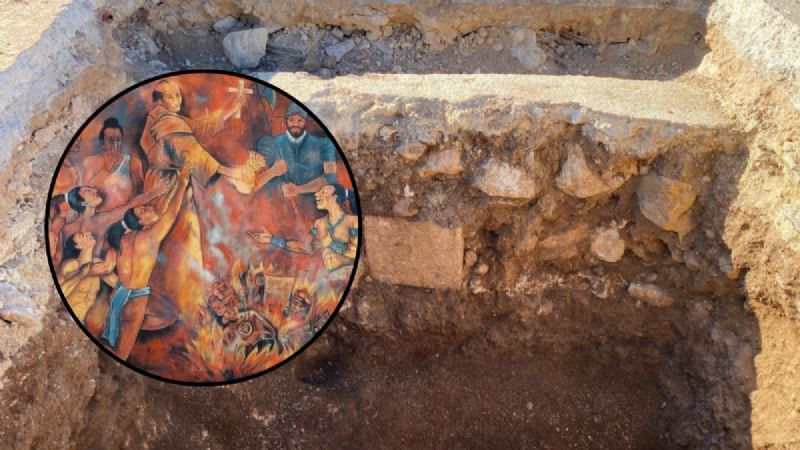 INAH encuentra objetos de culto maya quemados en Oxkutzcab