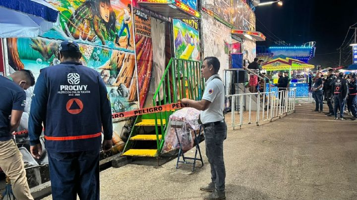 Clausuran espectáculo de la Mujer Lagarto en la Feria de la Naranja en Oxkutzcab