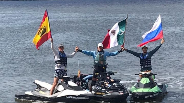 Español Marichalar conquista la costa del atlántico mexicano abordo del Numancia