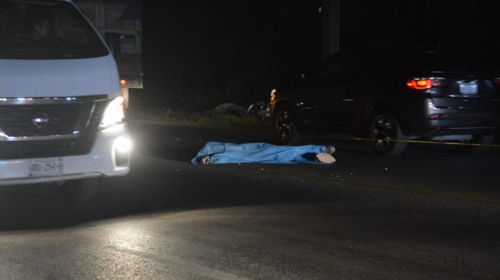 Muere obrero en accidente automovilístico sobre la autopista Cancún-Mérida