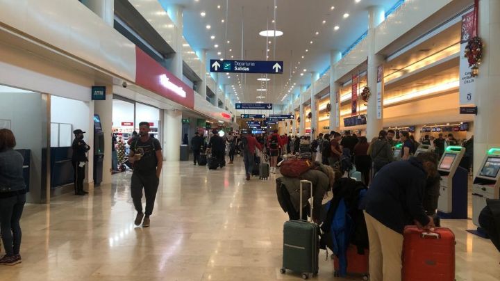 Cancelan 10  vuelos en el aeropuerto de Cancún por nevadas en Estados Unidos