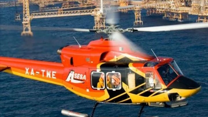 AFAC realizará peritaje para conocer causas del desplome de un helicóptero en el Golfo de México