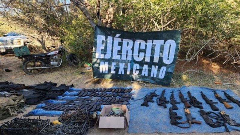 Ejército Mexicano responde agresión en Guaymas, detiene a seis y abate a uno