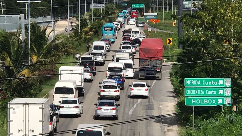 Rutas alternas por obras públicas provocan molestias en cancunenses: EN VIVO