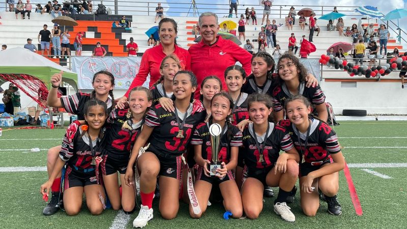 Caballeros de Playa del Carmen se titula campeón en la Categoría U12 Femenil