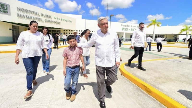AMLO pondrá en marcha rehabilitación de nueve hospitales del IMSS en Campeche