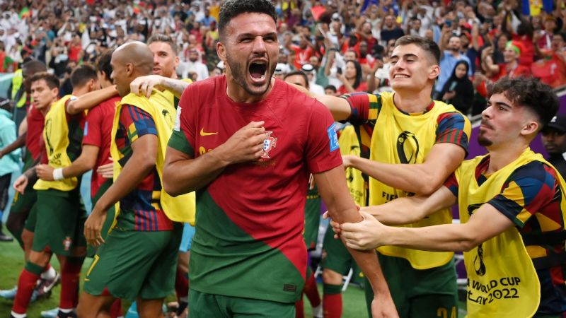 Portugal avanza a Cuartos de Final tras golear 6-1 a Suiza en Qatar 2022