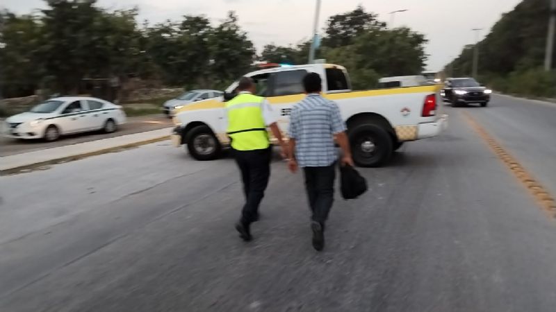 Mujer muere atropellada por un autobús en Cancún