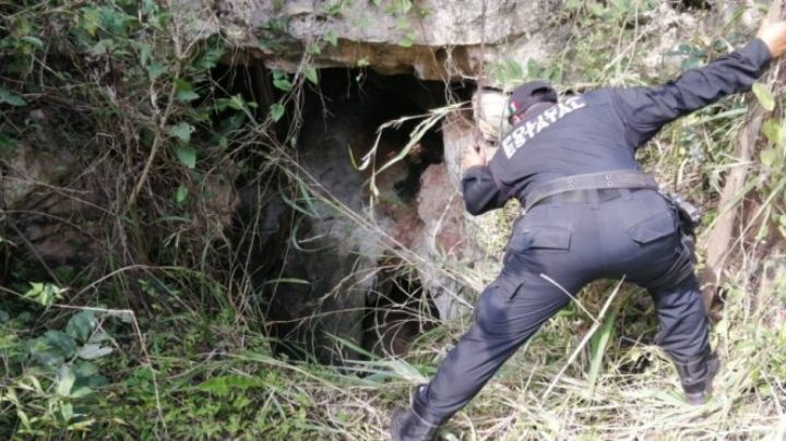 Capturan a hombre escondido en una cueva tras degollar a su amigo en Yaxcabá
