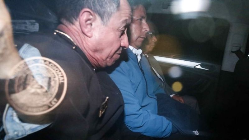 Trasladan a Pedro Castillo al mismo penal en el que está Alberto Fujimori, expresidente de Perú
