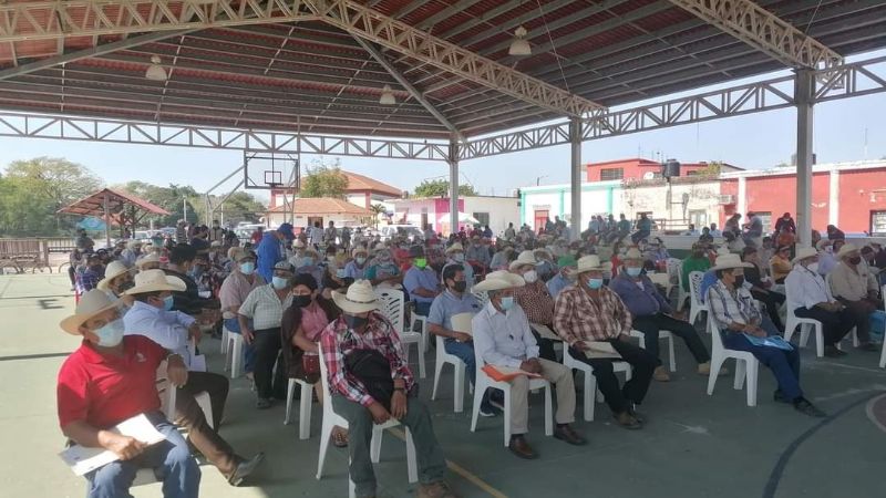 Secretaría de Desarrollo Rural apoya a productores de maíz en Palizada, Campeche