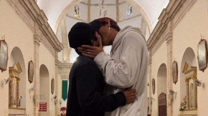 Pareja gay se besa dentro de la Catedral de Campeche; hoy está en Mérida