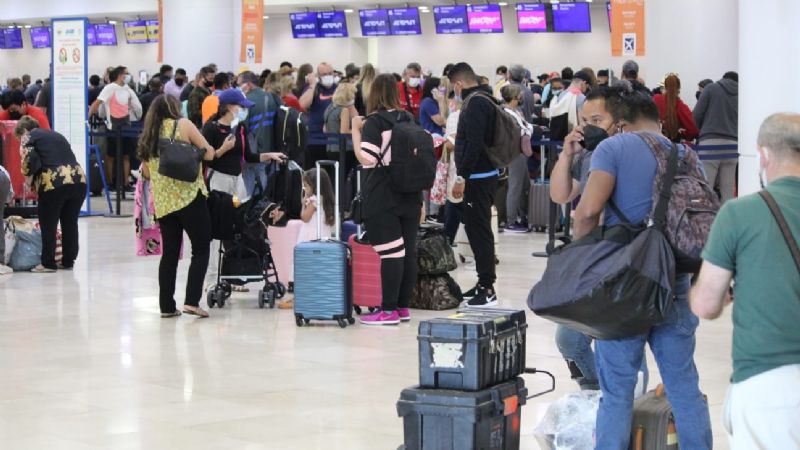 Aeropuerto de Cancún supera los 500 vuelos programados: VIDEO