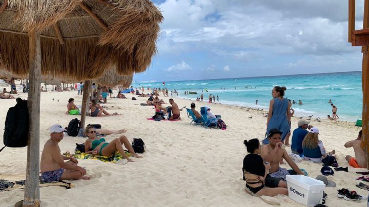 Así luce Playa Delfines en Cancún, a dos días de 'San Valentín': VIDEO