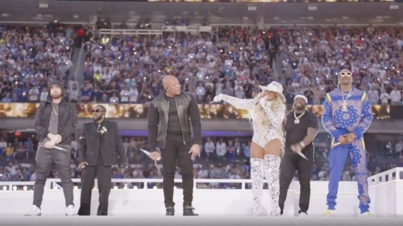 Super Bowl 2022: Cinco leyendas del Hip-hop hacen vibrar el show de medio tiempo