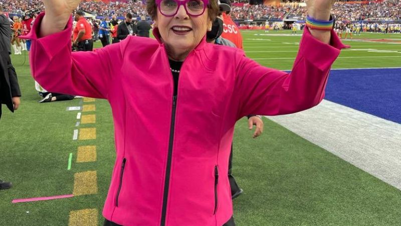 ¿Quién es Billie Jean King, deportistas que lanzó la moneda en el Super Bowl LVI?