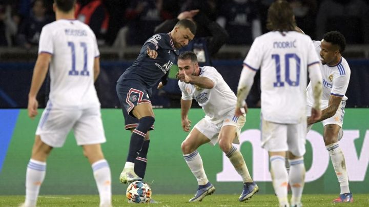 Kylian Mbappé le da la victoria al PSG ante el Real Madrid en la Champions League
