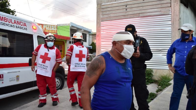 Pareja de ladrones asalta y golpea a operadores de pipa de gas en Campeche