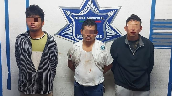 Detienen a tres por entrar a robar a una casa en Playa del Carmen