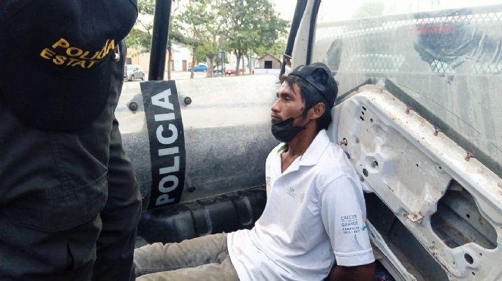 Arrestan a un hombre por desvalijar una camioneta en Campeche