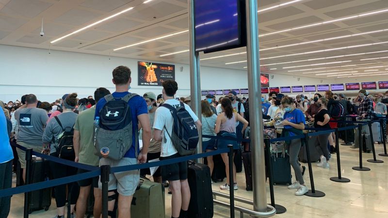 JetBlue cancela cuatro vuelos a EU desde el aeropuerto de Cancún: VIDEO