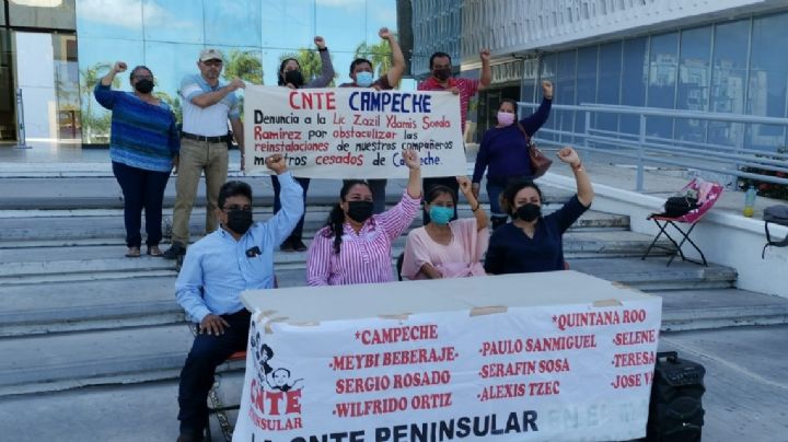 CNTE pide reinstalar a maestros campechanos despedidos por la reforma de EPN