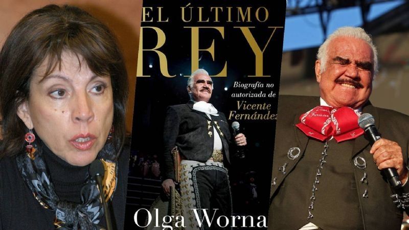Olga Wornat revela que un hijo de Vicente Fernández la amenazó ante la publicación de su libro