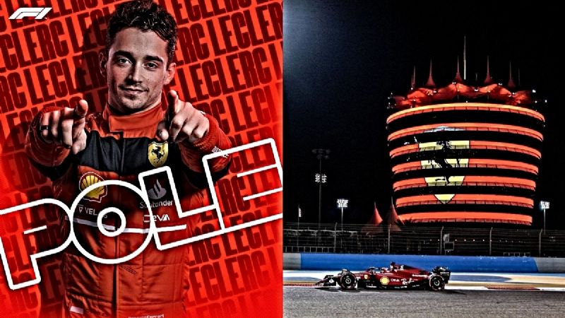 Charles Leclerc le arrebata la pole a Verstappen; Checo Pérez saldrá 4°
