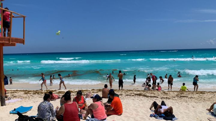 Clima en Cancún: Cielo medio nublado y sin  probabilidad de lluvias