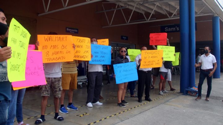 Trabajadores y Grupo Walmart buscan acuerdos tras protestas en Cancún