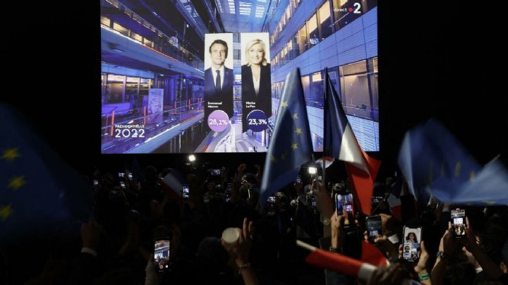 Emmanuel Macron y Le Pen decidirán presidencia de Francia en segunda vuelta