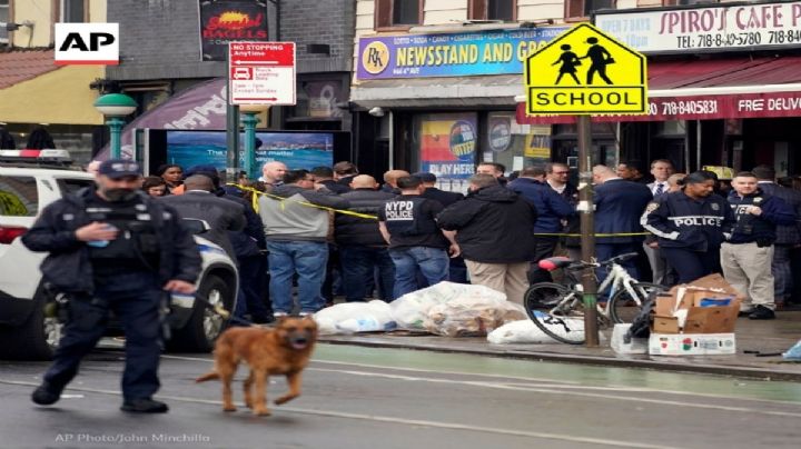 Suman 16 heridos tras tiroteo en metro de Nueva York; descartan acto de terrorismo