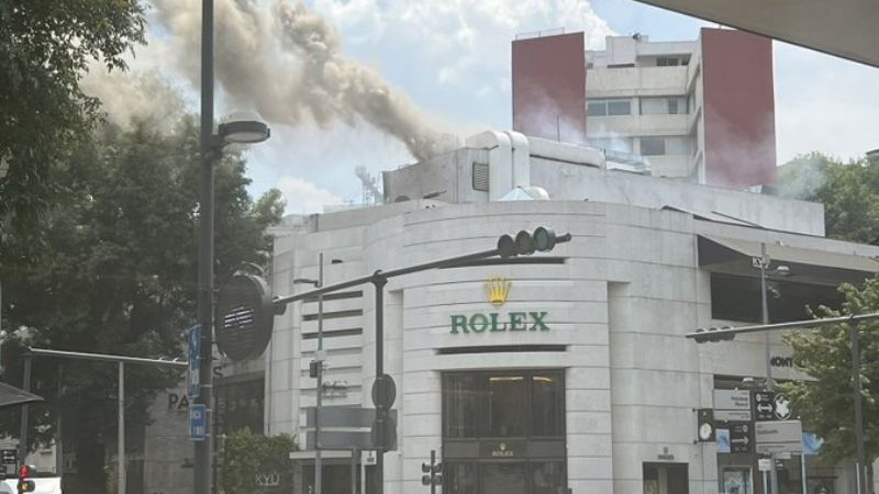 Reportan incendio en restaurante de Polanco en CDMX