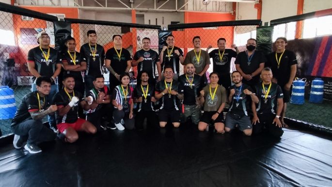 Atletas de artes marciales mixtas buscan apoyo del Instituto del Deporte en Playa del Carmen