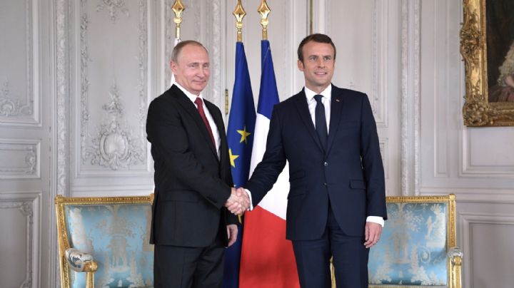 Putin felicita a Emmanuel Macron por su reelección como presidente de Francia
