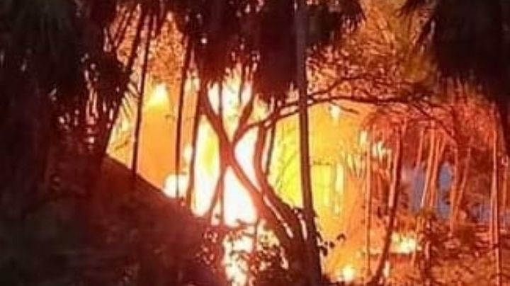 Se incendian cinco palapas en el hotel Libélula dentro de la Biosfera de Sian Ka'an
