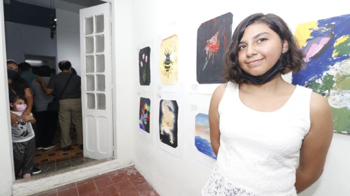 Niños de Mérida demuestran su talento con la exposición 'Crecer en el arte'