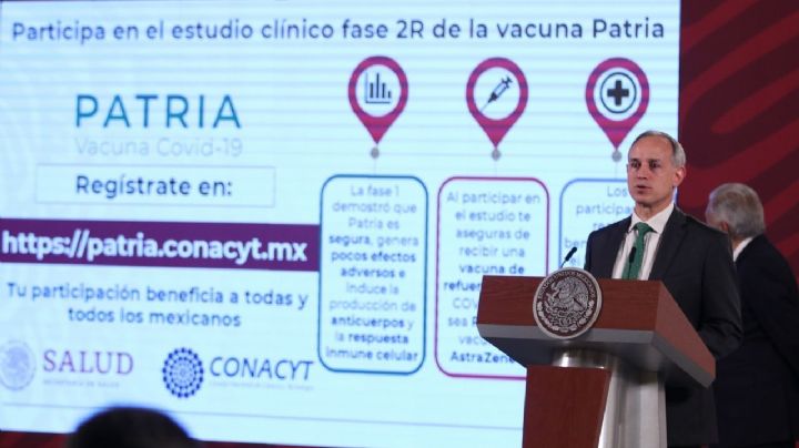 López Gatell asegura que la Vacuna Patria muestra mayor efectividad