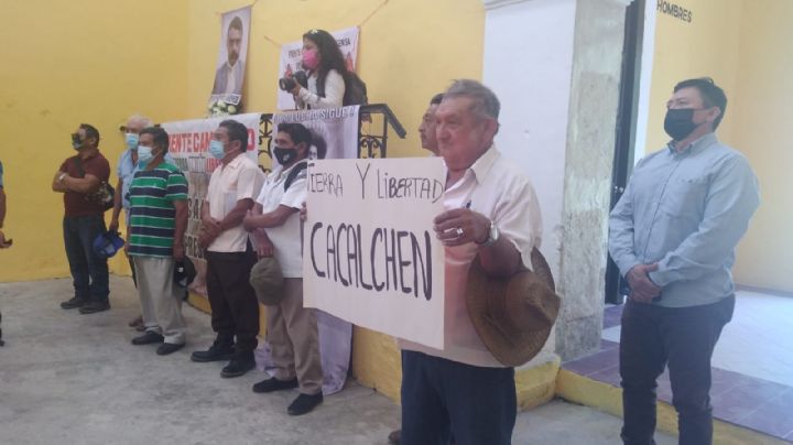 Ejidatarios de Yucatán protestan tras despojo de sus tierras: VIDEO
