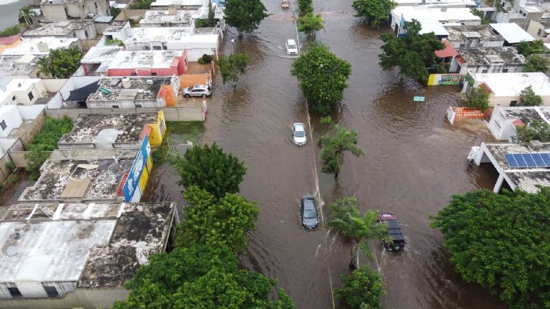 Temporada de lluvias: ¿Cuáles son las zonas que más se inundan en Mérida?