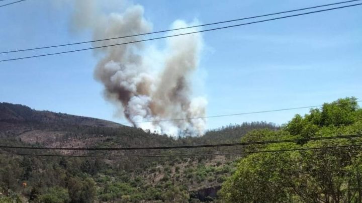 Reportan incendio en la Sierra de Guadalupe en el Estado de México