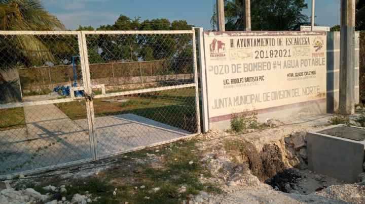 Escárcega: Autoridades construyen pozo sin permiso y dejan sin agua a 500 familias