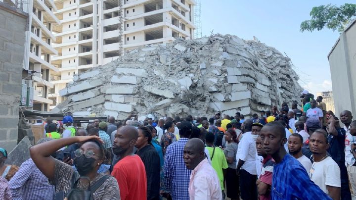 Reportan varios muertos en Nigeria por derrumbe de edificio