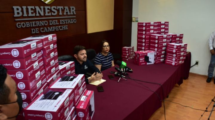 Secretaría de Bienestar en Campeche niega 'valor inflado' de las computadoras entregadas