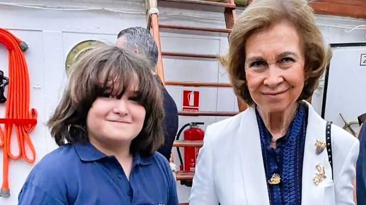 ¿Quién es el hijo de Paulina Rubio que se encontró con la reina Sofía de España en Miami?