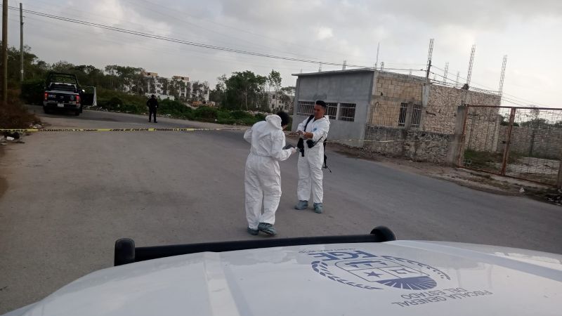 Encuentran cuerpo de un hombre ejecutado en la región 253 de Cancún